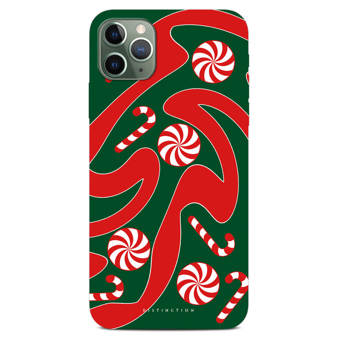 Non-personalised Phone Case - Candy Cane Xmas