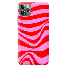 Load image into Gallery viewer, Non-personalised Phone Case - Red Pink Swirl