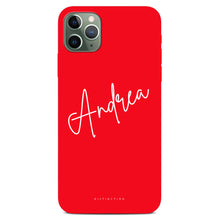 Load image into Gallery viewer, Personalised Phone Case -  Red Signature