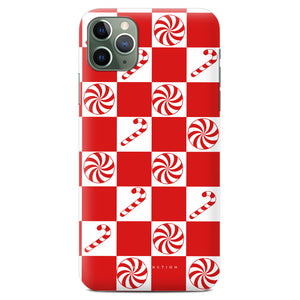 Non-personalised Phone Case - Christmas Checker