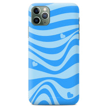 Load image into Gallery viewer, Non-personalised Phone Case - Blue Love Swirl