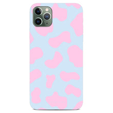 Load image into Gallery viewer, Non-personalised Phone Case -  Baby Pink Blue Cow Print