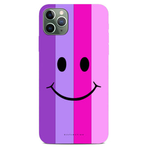 Non-personalised Phone Case - Pink Lilac Smile