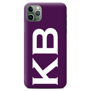 Personalised Phone Case - Purple Oversize