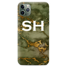 Load image into Gallery viewer, Personalised Phone Case - Autumn Green gold