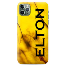 Load image into Gallery viewer, Personalised Phone Case -  Yellow Marble Sunshine