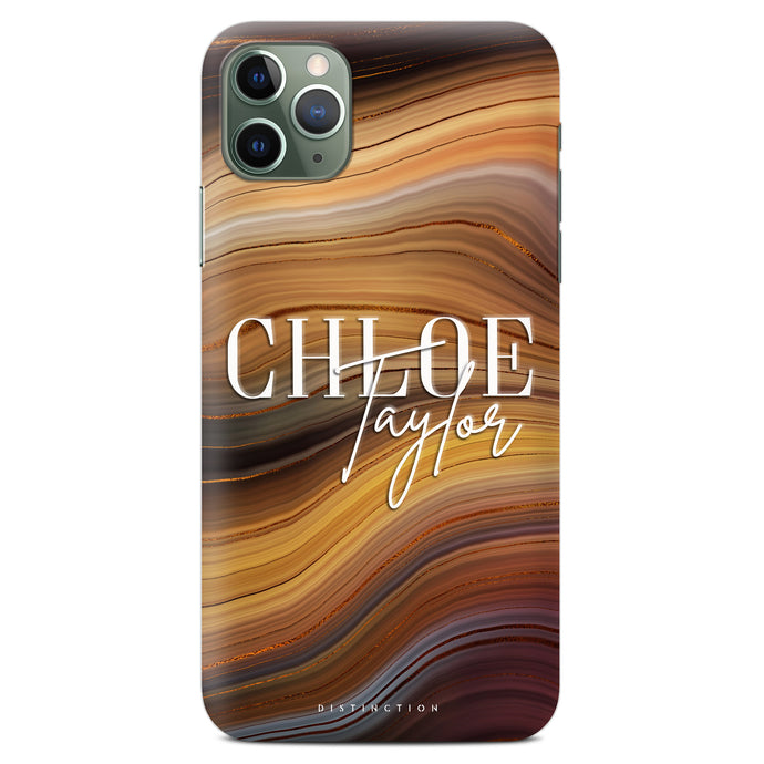 Personalised Phone Case -  Autumn Marble