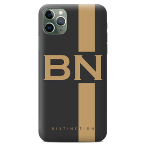 Personalised Phone Case - Gold Stripe