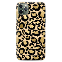 Load image into Gallery viewer, Non-personalised Phone Case - Gold Leopard Print