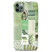 Load image into Gallery viewer, Non-personalised Phone Case - Green Collage