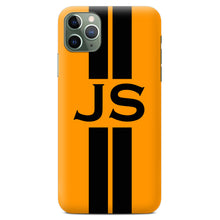 Load image into Gallery viewer, Personalised Phone Case - Striped Orange
