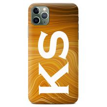 Load image into Gallery viewer, Personalised Phone Case -  Burnt Autumn Marble