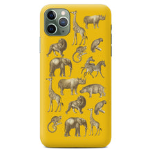 Load image into Gallery viewer, Non-personalised Phone Case - Mustard Safari