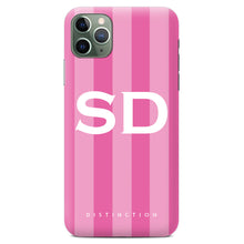 Load image into Gallery viewer, Personalised Phone Case - Pink Candy Stripes