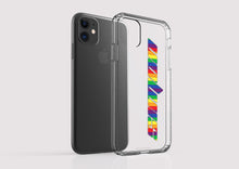 Load image into Gallery viewer, Clear Shockproof Personalised Phone Case - Named Pride