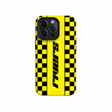 Load image into Gallery viewer, Personalised Phone Case - Checker Yellow