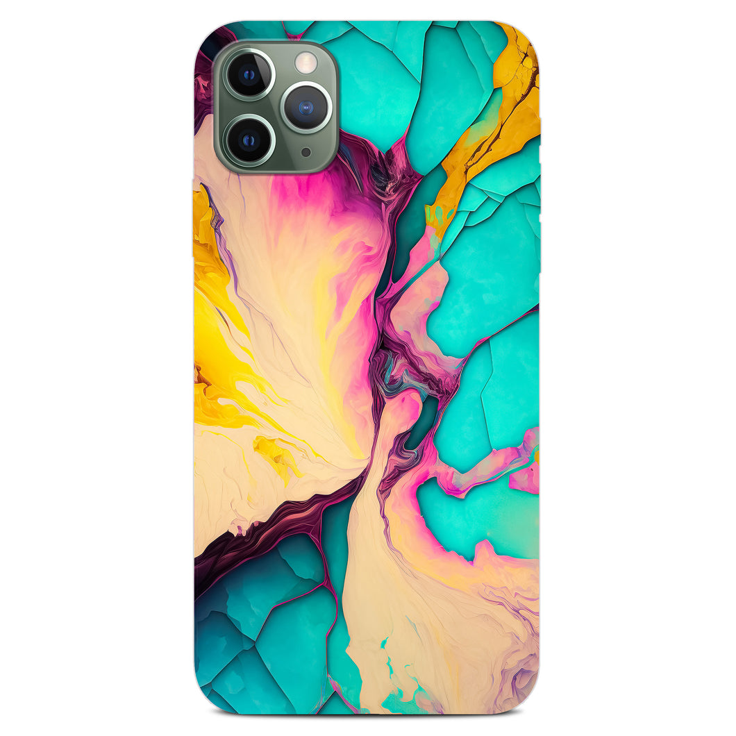 Non-personalised Phone Case -  Wispy Marble