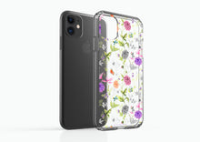 Load image into Gallery viewer, Clear Shockproof Non-personalised Phone Case - Pretty Flowers