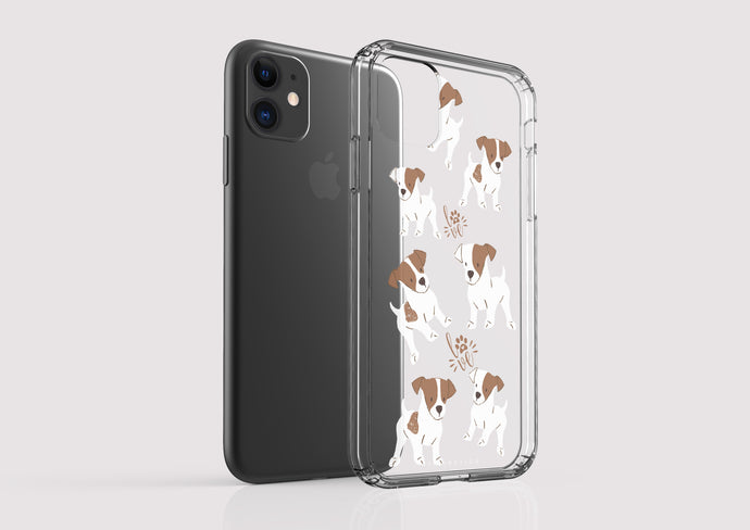 Clear Shockproof Non-personalised Phone Case - Love Jacks