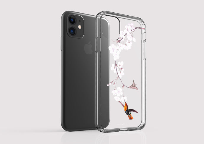 Clear Shockproof Non-personalised Phone Case - Sweet Nectar