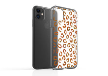 Load image into Gallery viewer, Clear Shockproof Non-personalised Phone Case - Autumn Leopard