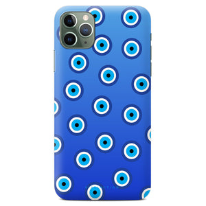 Non-personalised Phone Case - Evil Eye Blue