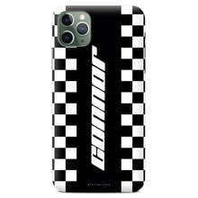 Load image into Gallery viewer, Personalised Phone Case -  Black Chequered