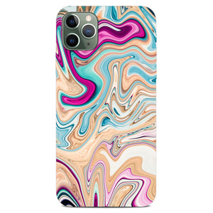 Non-personalised Phone Case - Burst of Colour Marble