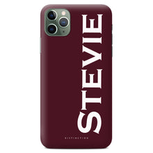 Load image into Gallery viewer, Personalised Phone Case - Heritage Burgundy