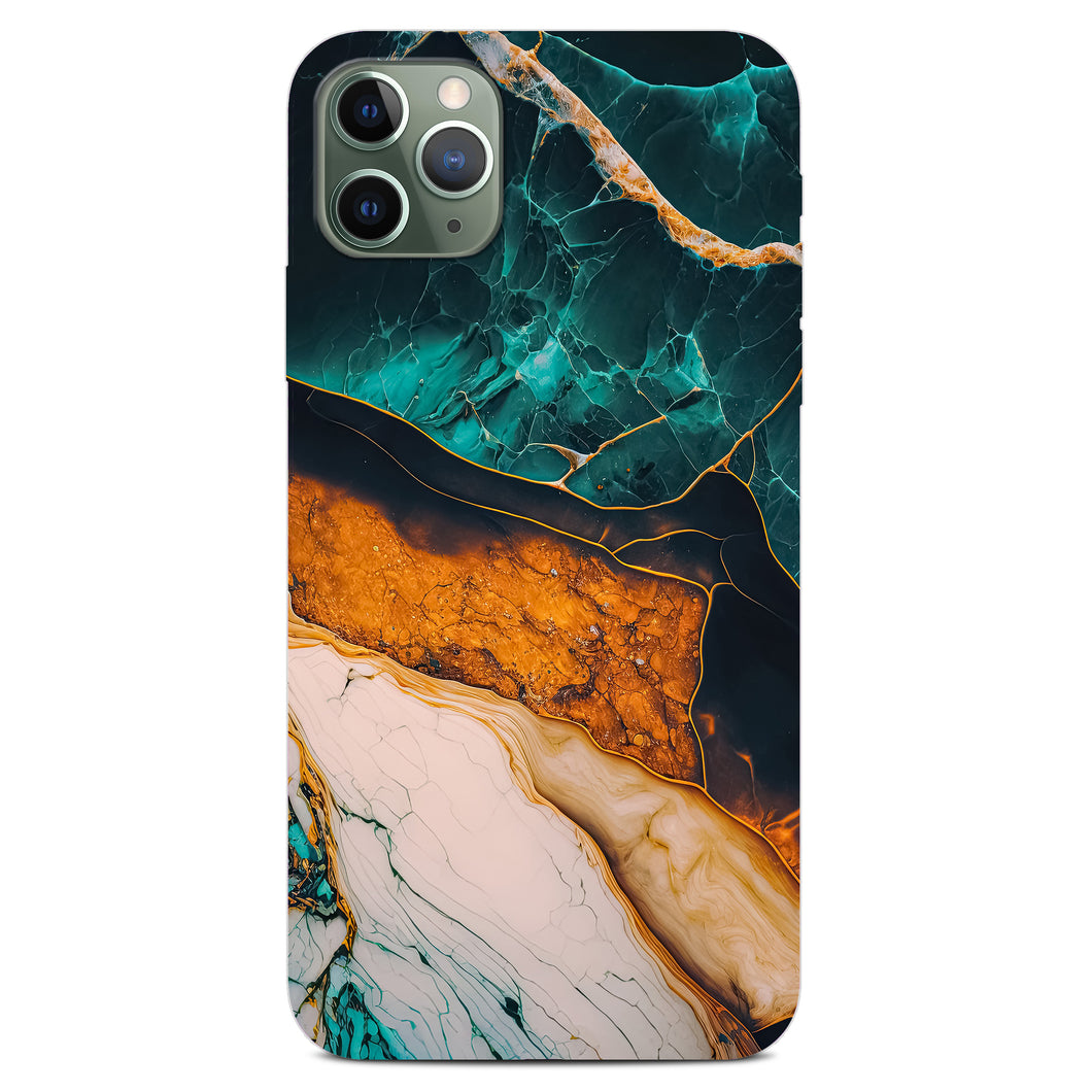 Non-personalised Phone Case -  Broken Marble
