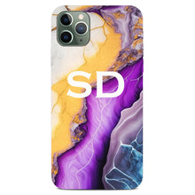 Load image into Gallery viewer, Personalised Phone Case -  Purple Dream Marble