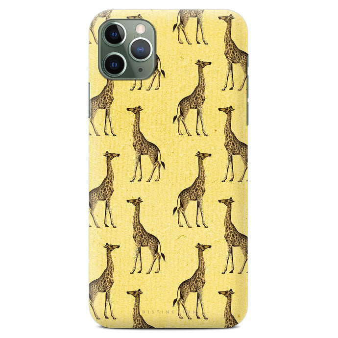 Non-personalised Phone Case - Yellow Giraffe